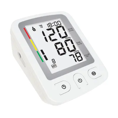 Monitor de pressão arterial digital totalmente automático feminino com suporte