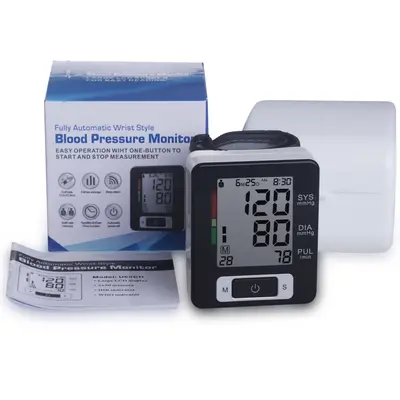Monitor de pressão arterial digital portátil masculino para braço superior